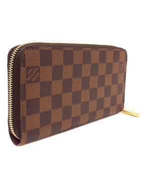 Louis Vuitton Damier Zipper Zippy Wallet Round Long